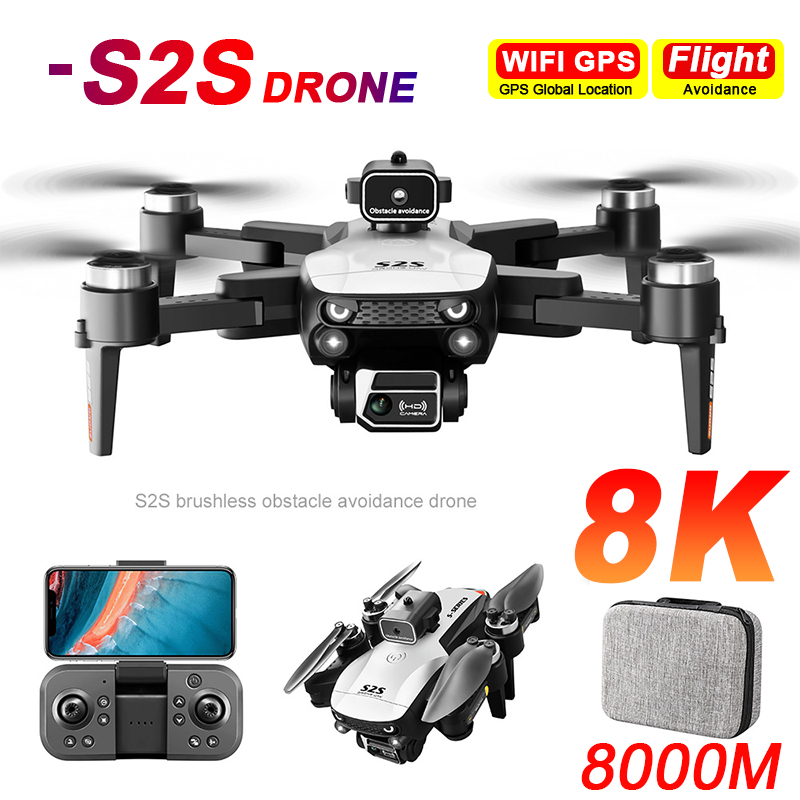 Drone Surveying - Новый S2S Дрон 8K Профессиональный HD